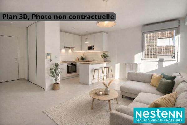 Appartement T2 de 47m2 et place de parking / MEYZIEU CENTRE VILLE
