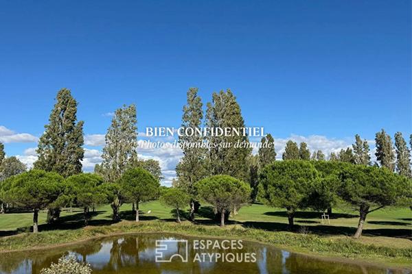 Villa avec piscine vue sur le Golf