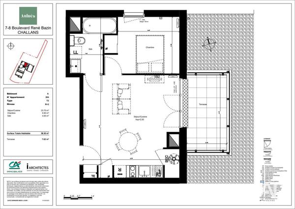 Appartement à vendre 2 pièces 38 m² Challans