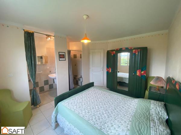 Maison de plain-pied 132 m2 habitable avec piscine