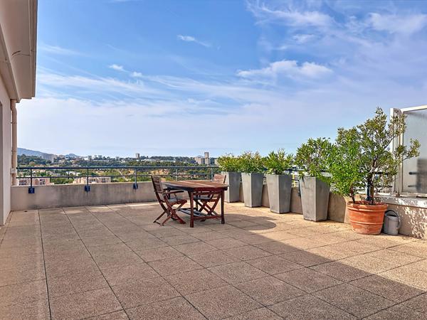 À vendre  T4 en Duplex 13013 Technopôle Château-Gombert, vue panoramique