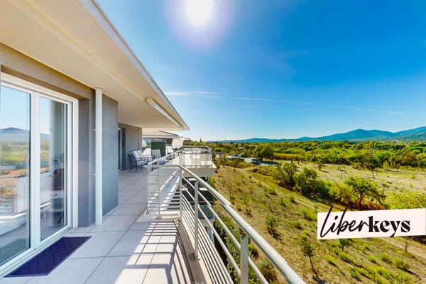 PUGET-SUR-ARGENS (83) / T5 110m² / Terrasse 144 m² / Piscine / Vue imprenable