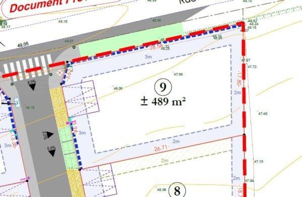 THAON. Terrain viabilisé de 489 m². 115.000 €.