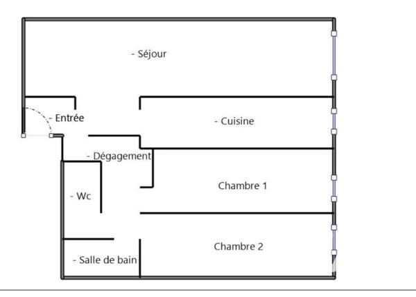 Appartement à vendre 3 pièces 64,8 m² Massy