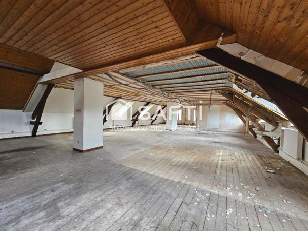 Plateau brut 155m², Audincourt, stationnement privatif