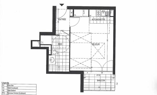 Appartement F1 à vendre  1 pièce - 30,37 m 2   BOULOGNE BILLANCOURT  - 92