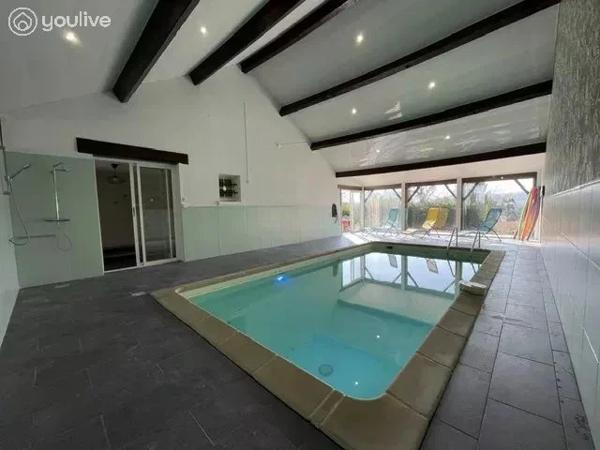 A 5mn de la gare de Soissons-Maison plain-pied 240 m² – piscine intérieure