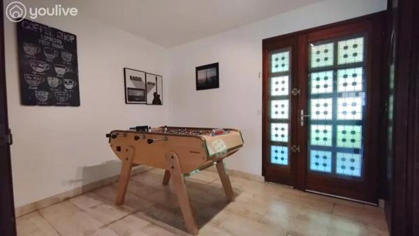 A 5mn de la gare de Soissons-Maison plain-pied 240 m² – piscine intérieure