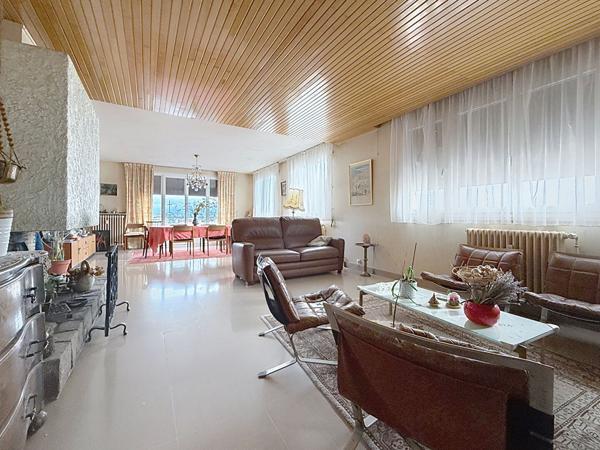 DANTON 128 m² dernier étage très lumineux, terrasse, vue, 2 caves, 2 stationnements