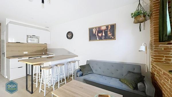 Appartement T2 de 30 m² meublé à louer quartier François-Verdier