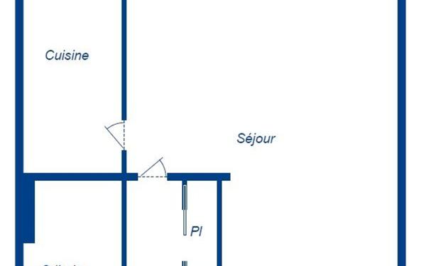 Appartement à louer    1 pièce • 39,40 m2 La Grande-Motte