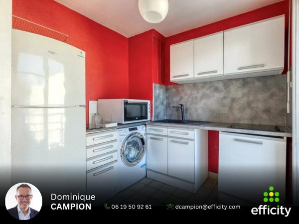 Appartement 2 pièces - 46 m² Exclusivité efficity
