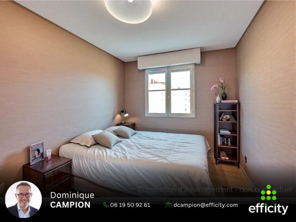 Appartement 2 pièces - 46 m² Exclusivité efficity