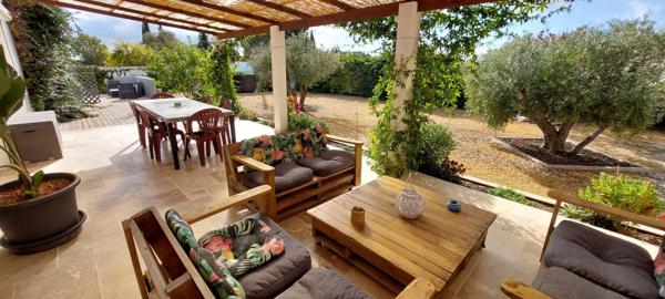 Villa plain-pied, 4 faces, 4 chambres, piscine