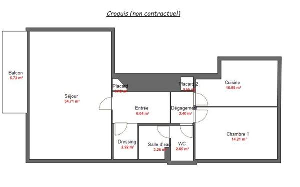 Appartement à vendre    3 pièces • 78 m2 Montpellier