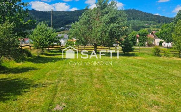 Terrain à bâtir vue dégagée secteur calme