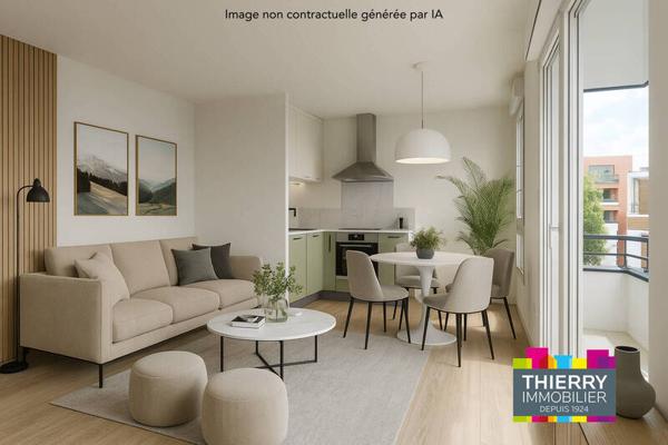 Appartement 3 pièces - 44300 Nantes -  Beaujoire - Saint-Joseph