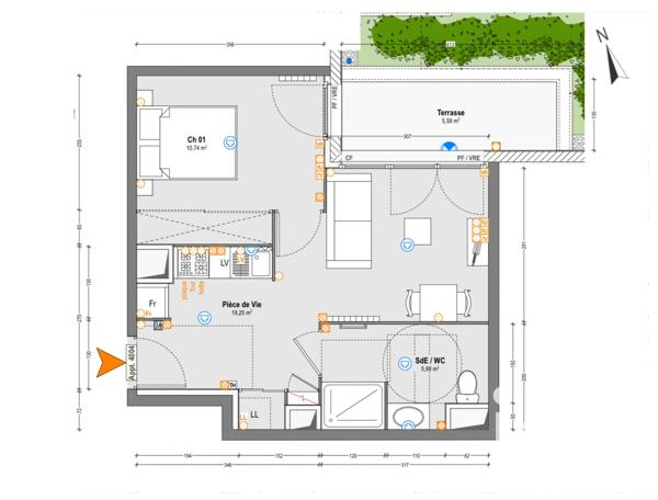 Appartement à vendre 2 pièces 36 m² Capbreton