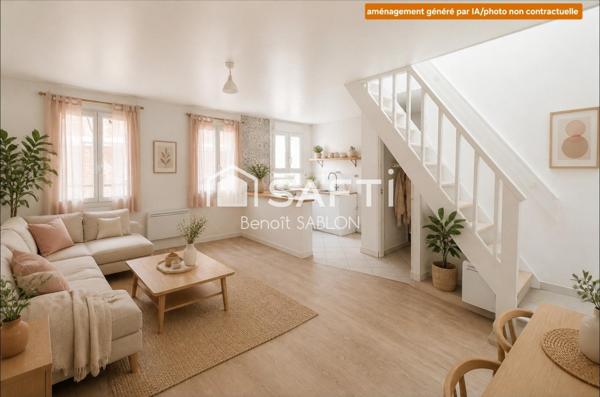 Appartement duplex 53m², 2 chambres