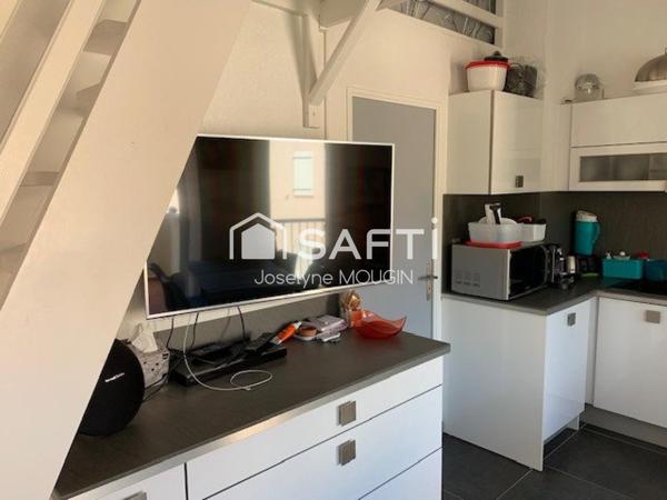 Leucate, appartement avec mezzanine, terrasses.