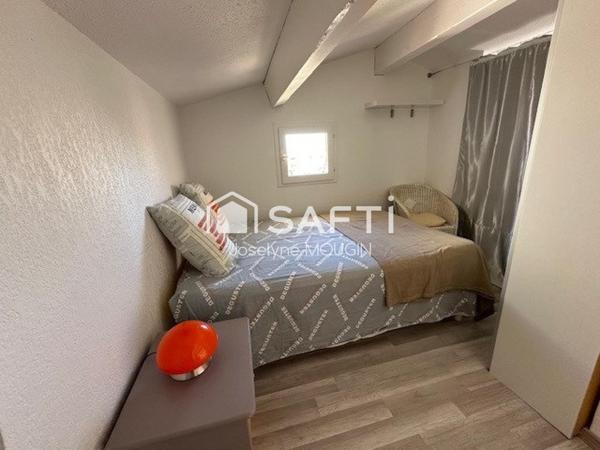 Leucate, appartement avec mezzanine, terrasses.