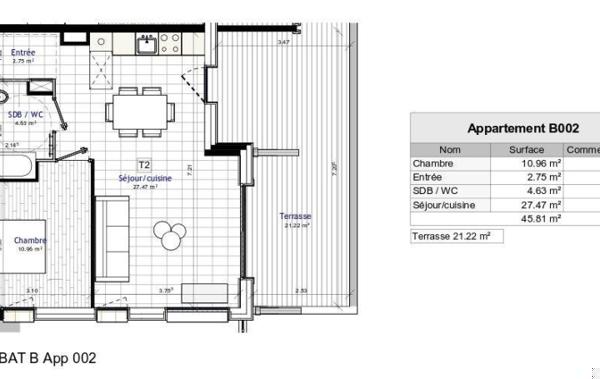Vente Appartement P2 B002 - Les chalets de l'orsa neuf Morillon   