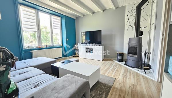Maison de ville sur sous-sol complet avec véranda, jardin et garage à Épinal