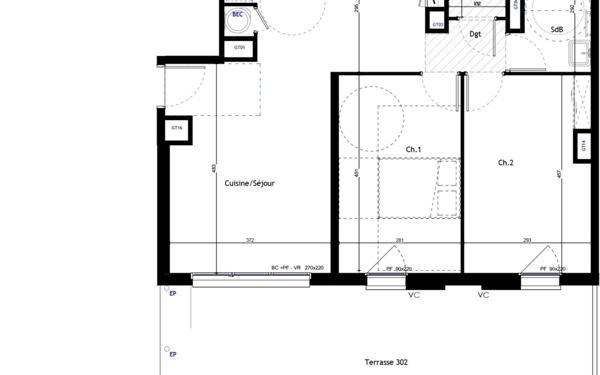 Appartement à vendre    3 pièces • 66,34 m2 Aix-en-Provence