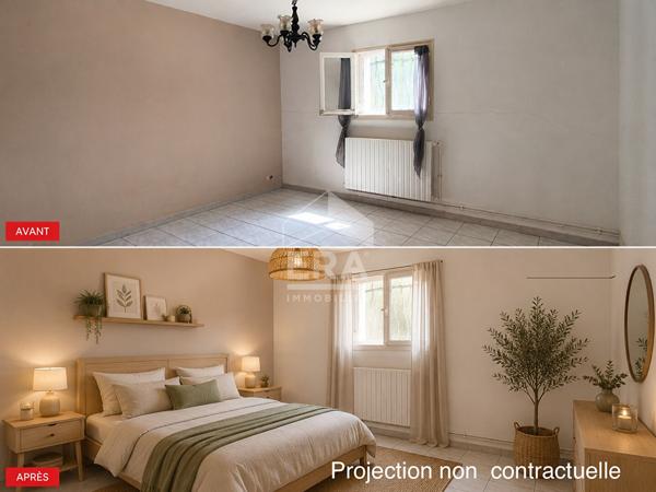 A VENDRE 13710 FUVEAU MAISON T3 DE 67 M² PLEIN PIED SUR 4000 M² DE TERRAIN GARAGE