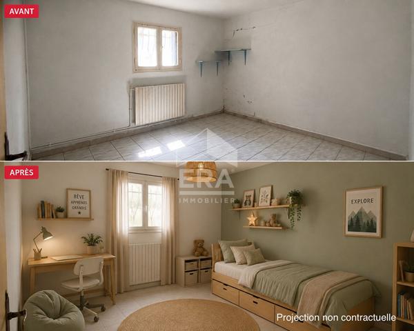 A VENDRE 13710 FUVEAU MAISON T3 DE 67 M² PLEIN PIED SUR 4000 M² DE TERRAIN GARAGE