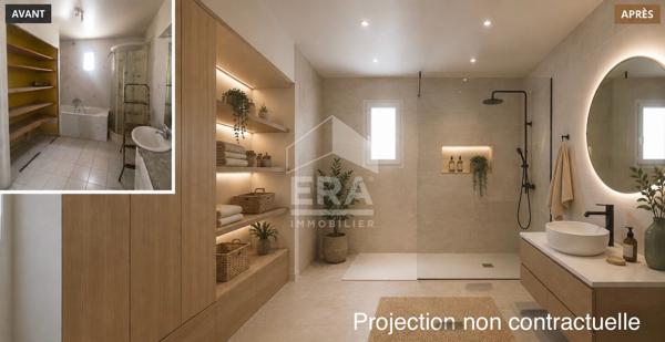 A VENDRE 13710 FUVEAU MAISON T3 DE 67 M² PLEIN PIED SUR 4000 M² DE TERRAIN GARAGE