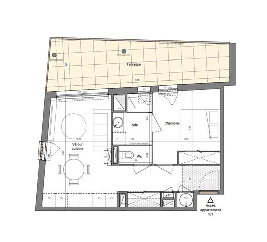 Appartement à vendre 2 pièces 41 m² Clarensac