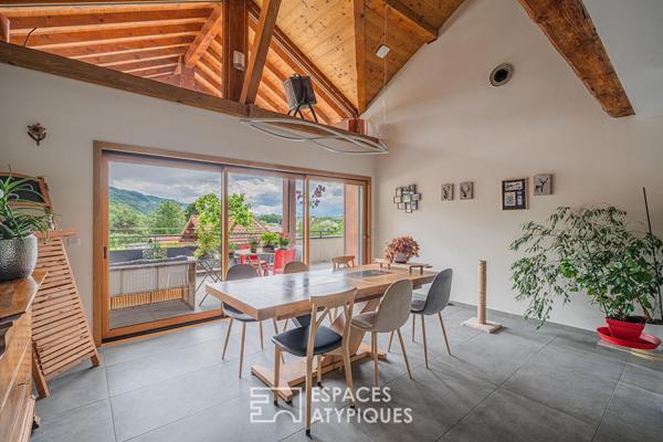Grange rénovée avec verger et activité de maison d’hôtes
