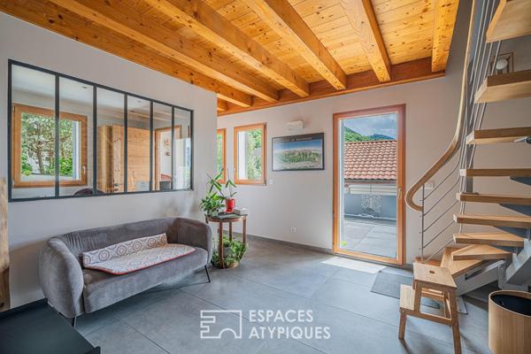 Grange rénovée avec verger et activité de maison d’hôtes