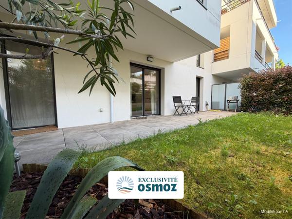 Appartement type 2 avec jardin et parking dans une résidence de standing !