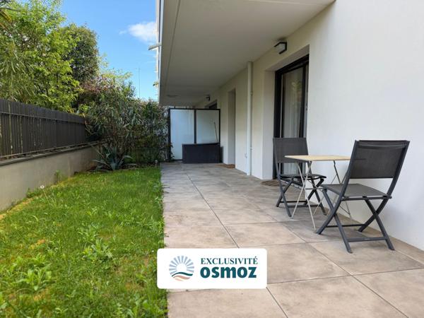 Appartement type 2 avec jardin et parking dans une résidence de standing !