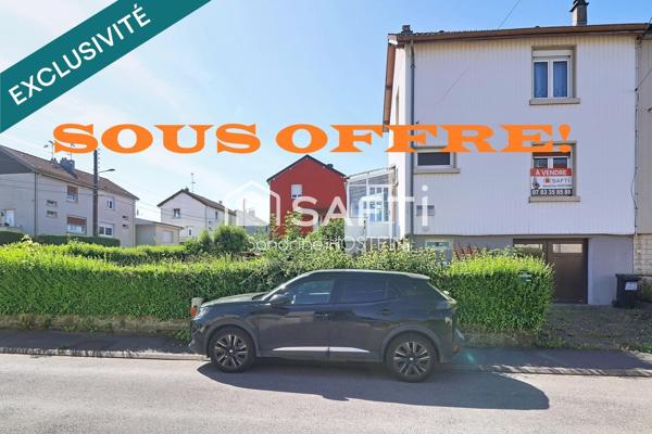 Maison jumelée avec 3 chambres, jardin et garage!