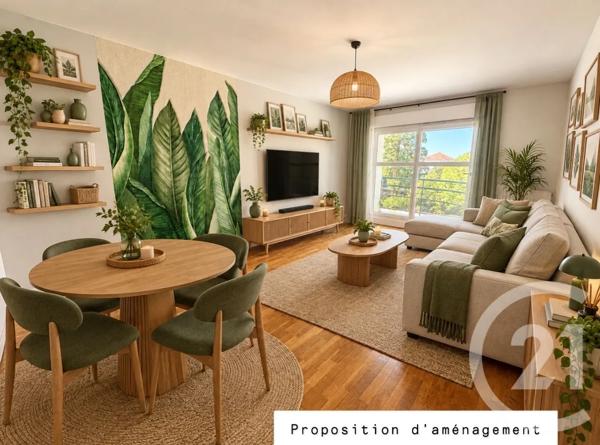 Appartement F3 à vendre  3 pièces - 61 m 2   MANTES LA JOLIE  - 78
