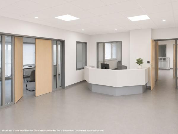 Bâtiment de bureaux entièrement rénovés - À louer - 323 m2 - Est Métropole - Parc Archimède