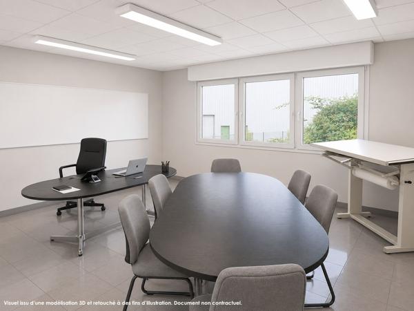 Bâtiment de bureaux entièrement rénovés - À louer - 323 m2 - Est Métropole - Parc Archimède
