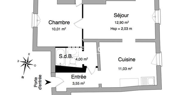 Location Appartement 2 pièces 38.69 m² - Nancy 54000