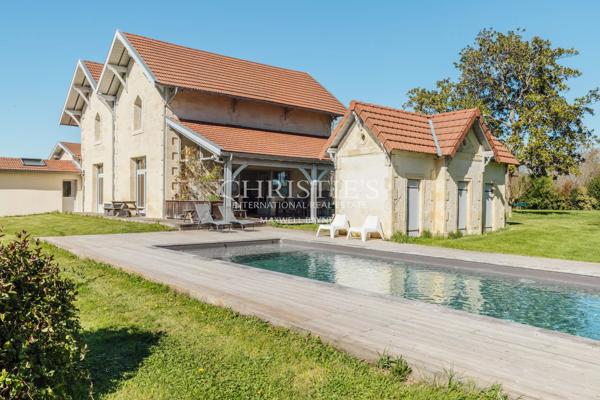 BOULIAC – SPLENDIDE DEMEURE – PISCINE – PARC DE 6000 M2