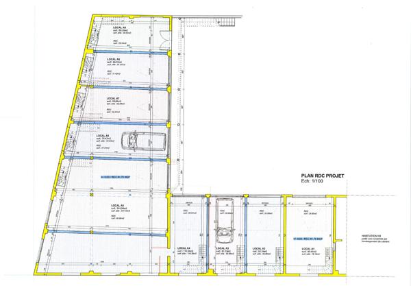 Entrepôt / local industriel Montauban 79.19 m2