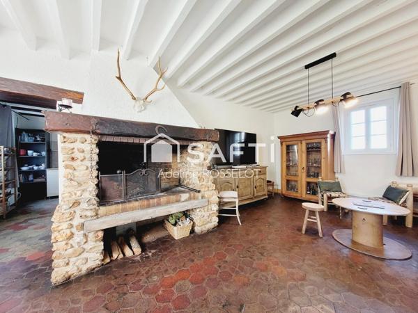 A 1h de Paris, maison de charme + grange d'env. 160 m²