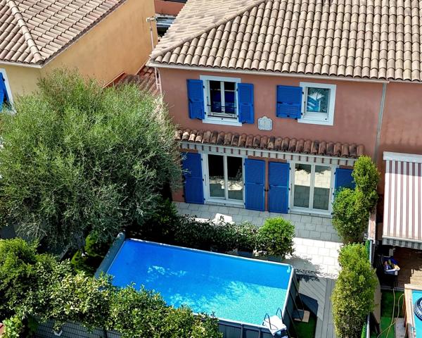 Maison - 3 Chambres - Jardin - Piscine - Garage - 06340 La Trinité - Réf 87280850