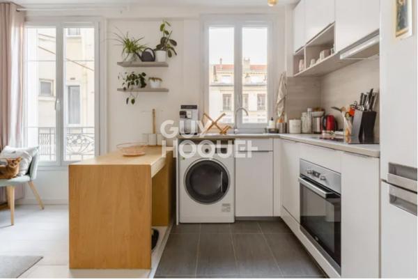 Appartement Paris 19è Belleville  2 pièces 34.77 m2