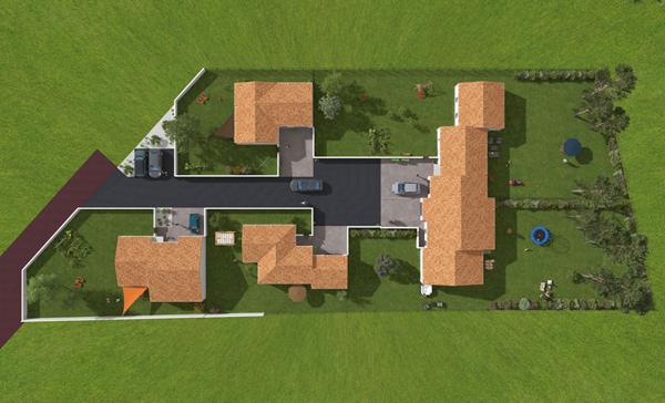 A vendre, le Fenouiller, maison en Vefa, deux chambres, pièce de vie de 42m2 avec garage.