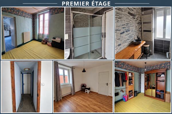 RENAZÉ – IMMEUBLE 221 m² AU CŒUR DE LA VILLE – LOCAL COMMERCIAL, HABITATION ET GARAGE