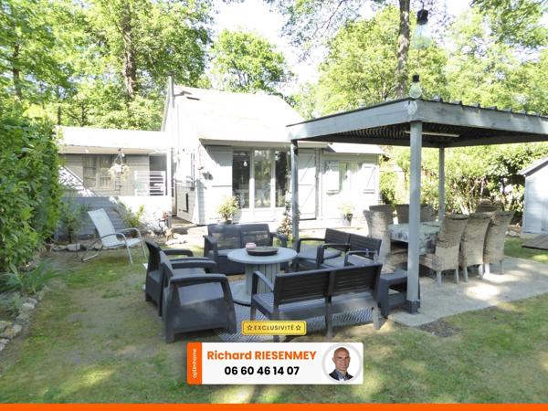 Chalet 45m² confortable avec jardin aménagé en camping