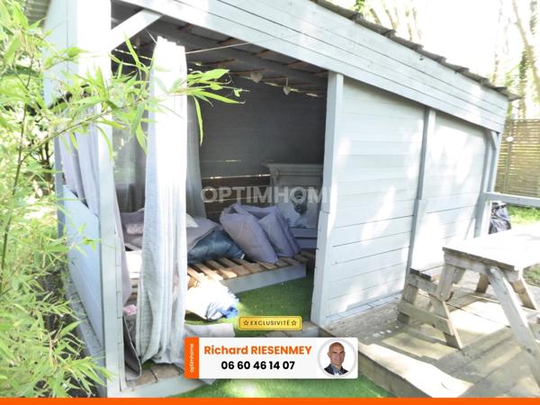 Chalet 45m² confortable avec jardin aménagé en camping